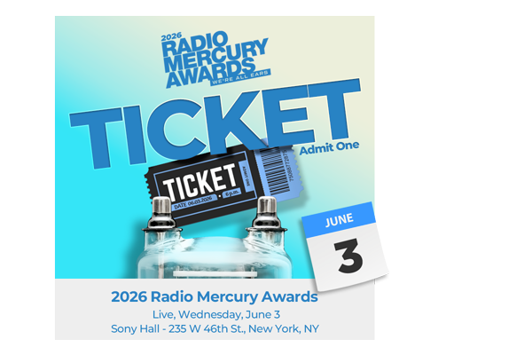 Radio Mercury Awards Ticket
